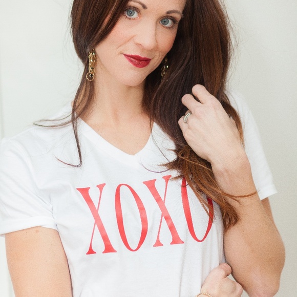 Red XOXO TShirts - Picture 1 of 8